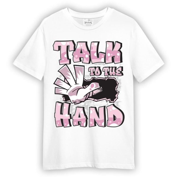 Orchid 4s Shirt - Talk To Hand Graphic Shirt Unisex Matching Jordan Shirt Jezsport.com