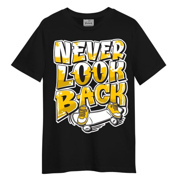 Vivid Sulfur 4s Shirt - Never Looking Back Graphic Shirt Unisex Matching Jordan Shirt Jezsport.com