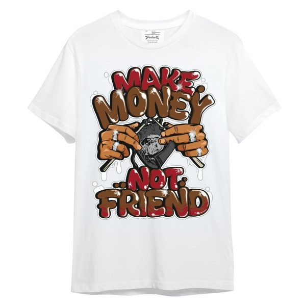 Archaeo Brown 5s Shirt - Make Money Not Friend Graphic Unisex Shirt Matching Jordan Shirt Jezsport.com