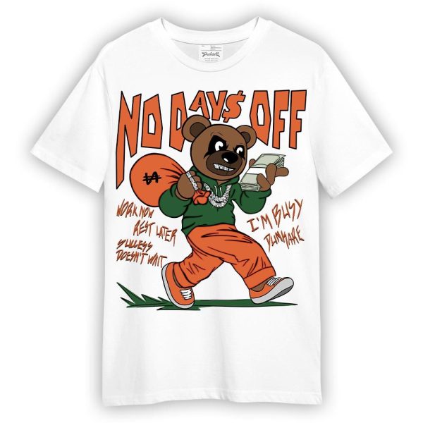 Low Miami 5s Shirt - No Day Off Bear Shirt Unisex Matching Jordan Shirt Jezsport.com