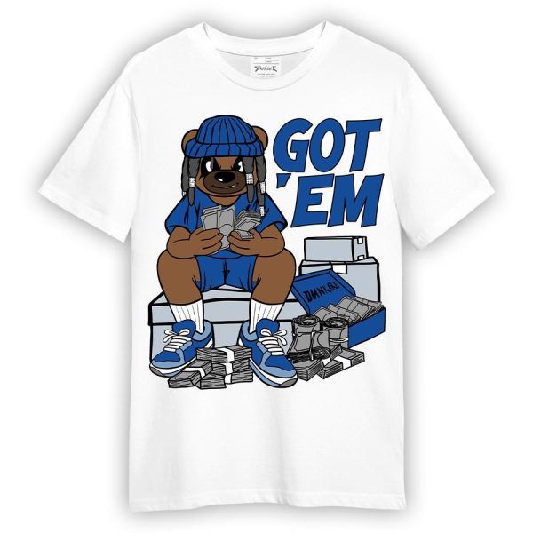 Low Space Royal 11s Shirt - Bagged It Bear Shirt Unisex Matching Jordan Shirt Jezsport.com