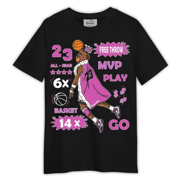 Hyper Violet 4s Shirt, Graphic Free Throw Shirt Outfit Matching Jordan Shirt Jezsport.com