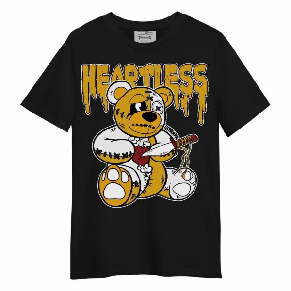 Vivid Sulfur 4s Shirt - Heartless Bear Unisex Shirt Matching Jordan Shirt Jezsport.com