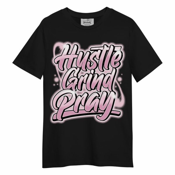 Orchid 4s Shirt - Hustles And Prayer Graphic Unisex Shirt Jezsport.com