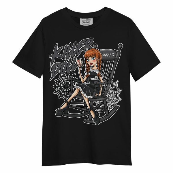 White Thunder 4s Shirt - Killer Doll-A Halloween Unisex Shirt Jezsport.com