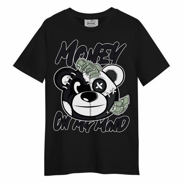 White Thunder 4s Shirt - Money On My Mind Bear Shirt Unisex Oufit Unisex Shirt Matching Jordan Shirt Jezsport.com