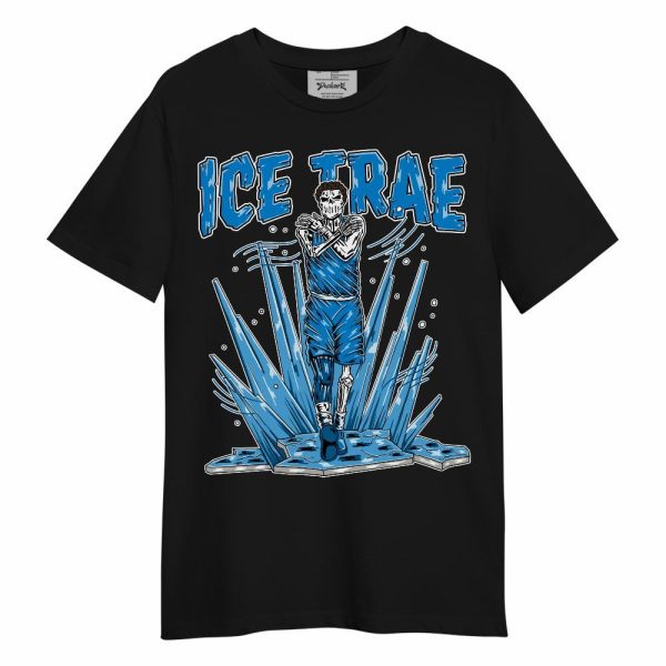 Industrial Blue 4s Shirt - Freezed Skeleton Unisex Shirt Matching Jordan Shirt Jezsport.com