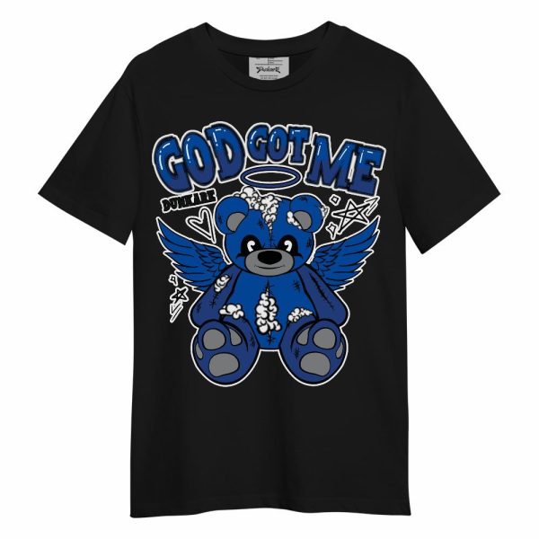 Racer Blue 5s Shirt - Gods Guides Me Bear Unisex Shirt Jezsport.com