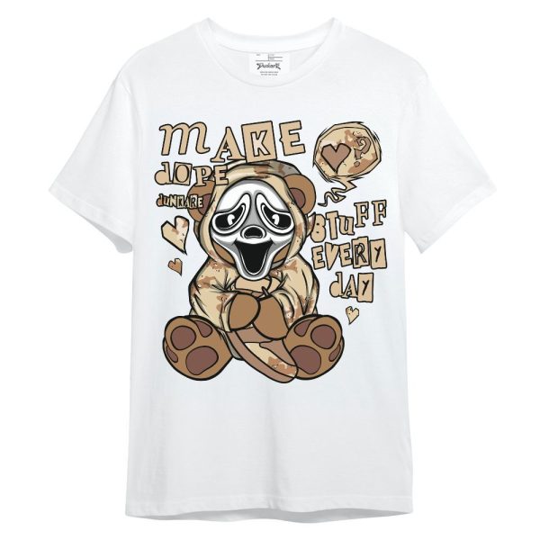 Desert Camo 3s Shirt - Make Dopes Bear Unisex Shirt Matching Jordan Shirt Jezsport.com