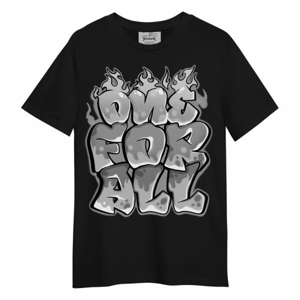 Black Wolf Grey 12s Shirt - Ones For All Graphic Unisex Shirt Matching Jordan Shirt Jezsport.com