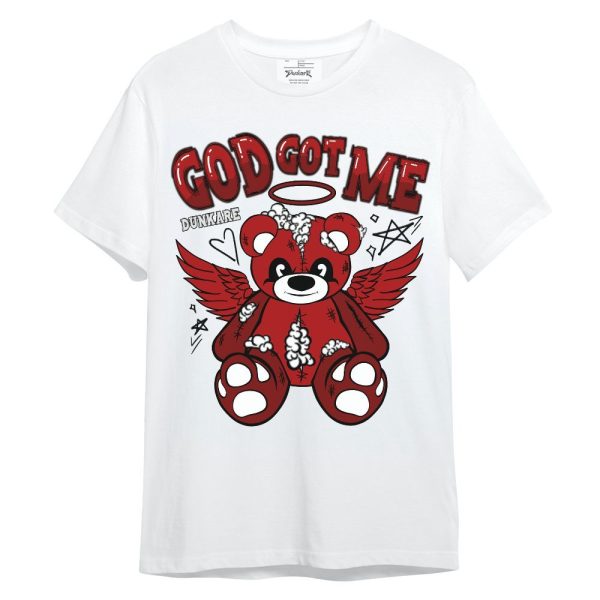 Red Taxi 12s Shirt - Gods Guides Me Bear Unisex Shirt Matching Jordan Shirt Jezsport.com