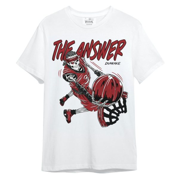 Alternate Flu Game 12s Shirt - The Answer Skeleton Unisex Shirt Matching Jordan Shirt Jezsport.com