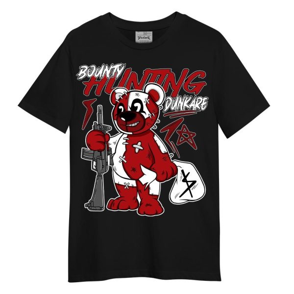 Red Taxi 12s Shirt - Bounty Hunting Bear Shirt Unisex Matching Jordan Shirt Jezsport.com