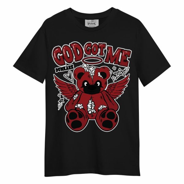 Alternate Flu Game 12s Shirt - Gods Guides Me Bear Unisex Shirt Matching Jordan Shirt Jezsport.com