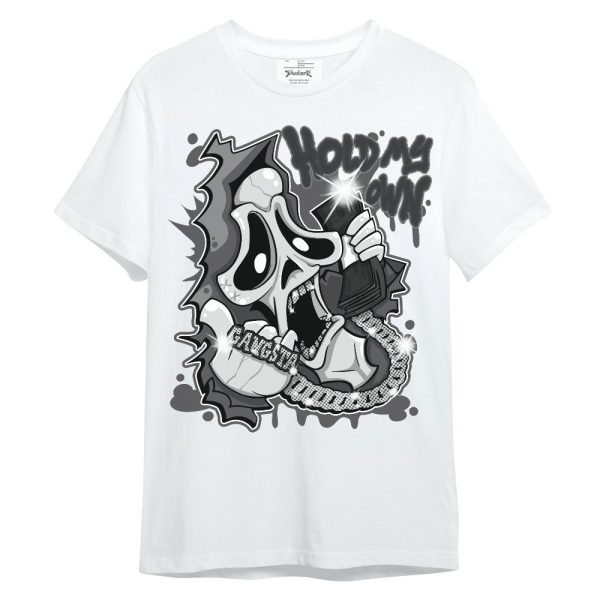 White Thunder 4s Shirt - Hold My Own Graphic Unisex Shirt Jezsport.com