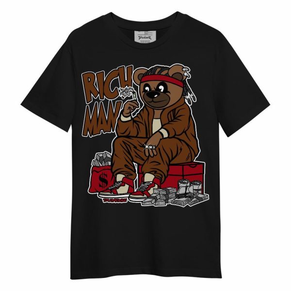 Archaeo Brown 5s Shirt - Rich Man Bear Unisex Shirt Matching Jordan Shirt Jezsport.com