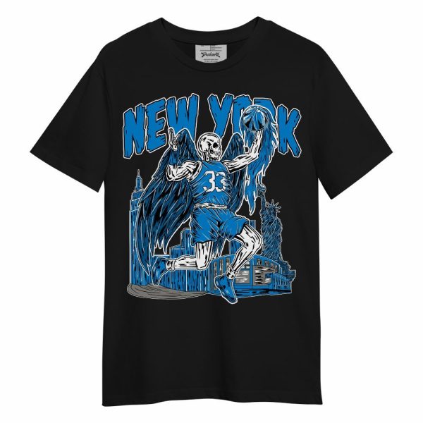 Industrial Blue 4s Shirt - Ewing Era Skeleton Unisex Shirt Matching Jordan Shirt Jezsport.com