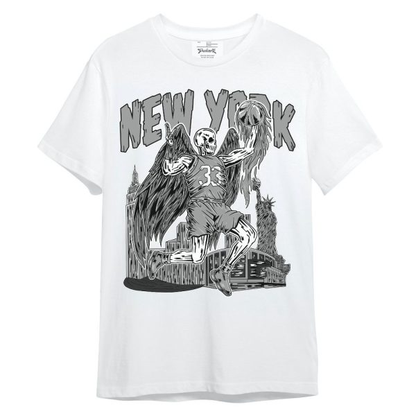 Black Wolf Grey 12s Shirt - Ewing Era Skeleton Unisex Shirt Matching Jordan Shirt Jezsport.com