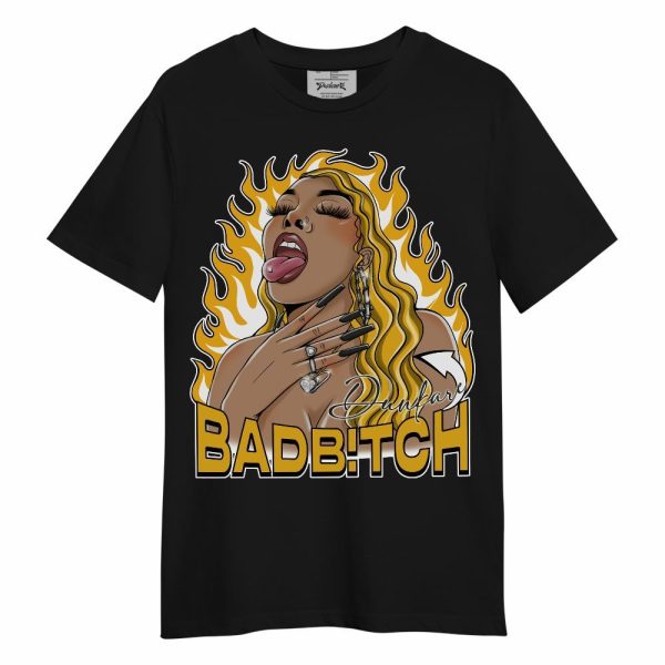 Vivid Sulfur 4s Shirt - Bad B!tch Unisex Shirt Matching Jordan Shirt Jezsport.com