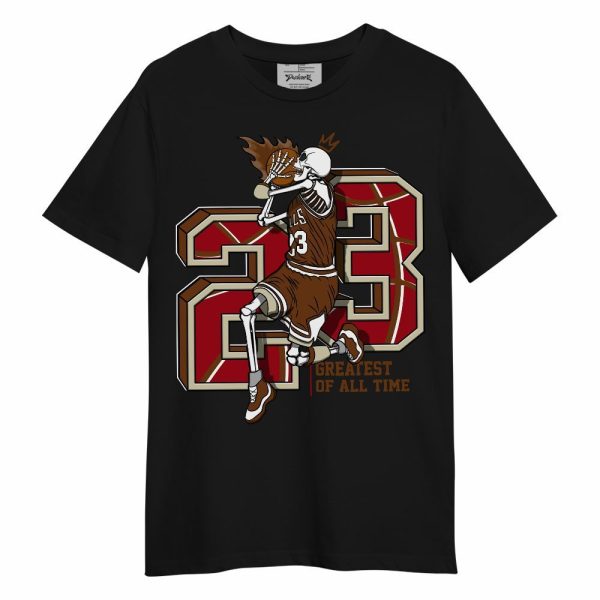 Archaeo Brown 5s Shirt, 23 Greatest Skeleton Shirt Outfit Unisex Shirt Matching Jordan Shirt Jezsport.com