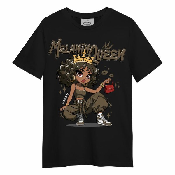 Olive 9s Shirt, Melanin Queen Pretty Unisex Shirt Jezsport.com