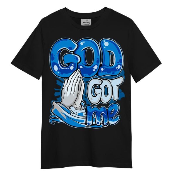 Industrial Blue 4s Shirt - God's Gotten Graphic Shirt Unisex Matching Jordan Shirt Jezsport.com