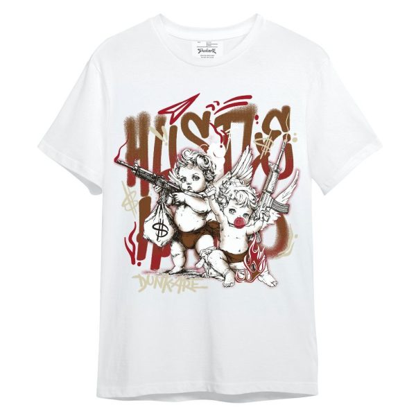 Archaeo Brown 5s Shirt, Hustle Hard Angel Unisex Shirt Matching Jordan Shirt Jezsport.com