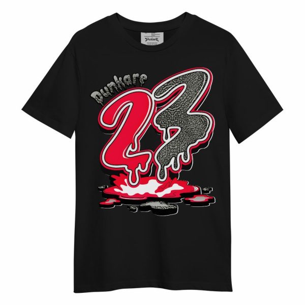 Retro Fire Red 3s Shirt, 23 Drip Unisex Shirt Matching Jordan Shirt Jezsport.com