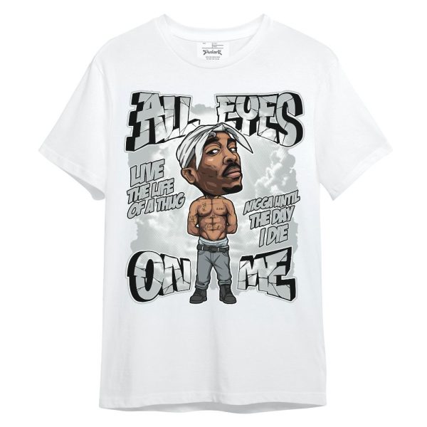 Black Wolf Grey 12s Shirt - All Eyes Follow Me Graphic Unisex Shirt Matching Jordan Shirt Jezsport.com