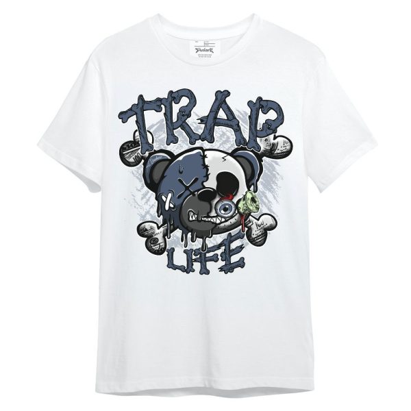 Low Diffused Blue 11s Shirt, Trap Bear Skull Unisex Shirt Matching Jordan Shirt Jezsport.com