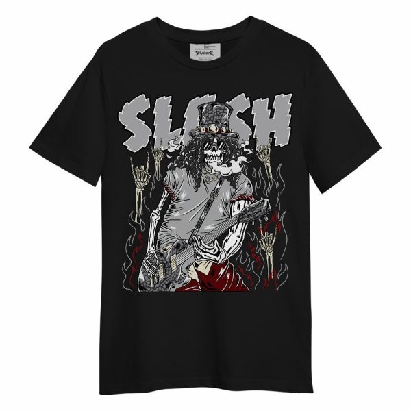 Cement Grey 3s Shirt - Slash Skeleton Unisex Shirt Matching Jordan Shirt Jezsport.com