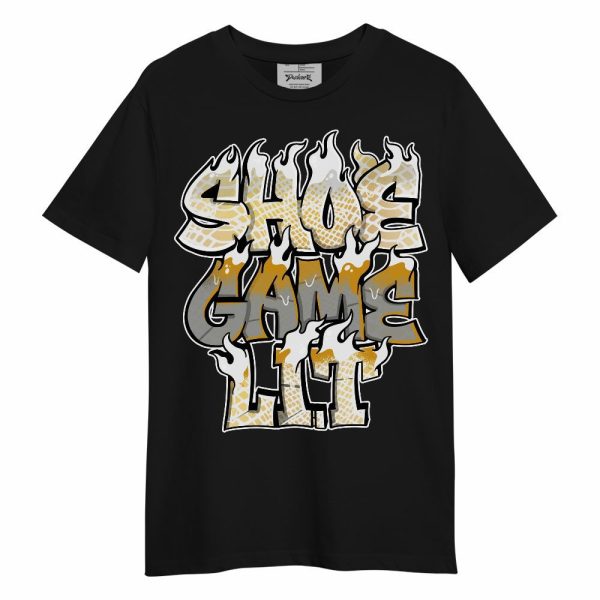 Low Yellow Python 11s Shirt - Shoe Game Lit Graphic Unisex Shirt Matching Jordan Shirt Jezsport.com