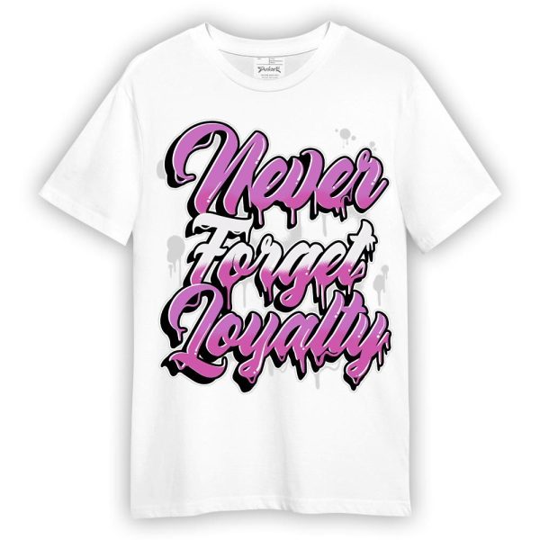 Hyper Violet 4s Shirt - Never Forget Loyalties Graphic Shirt Unisex Matching Jordan Shirt Jezsport.com