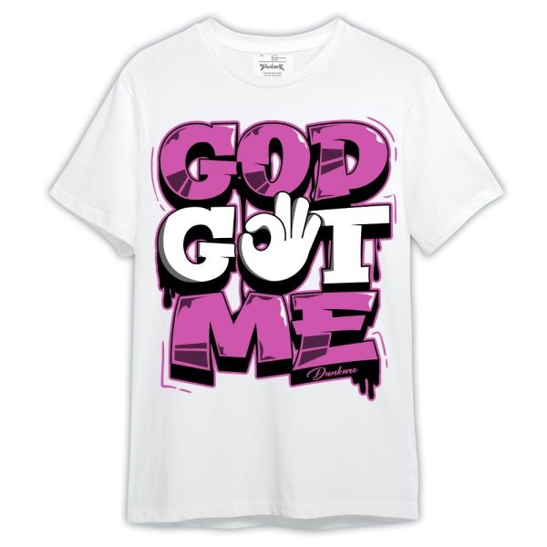 Hyper Violet 4s Shirt, God And Me Shirt Outfit Matching Jordan Shirt Jezsport.com