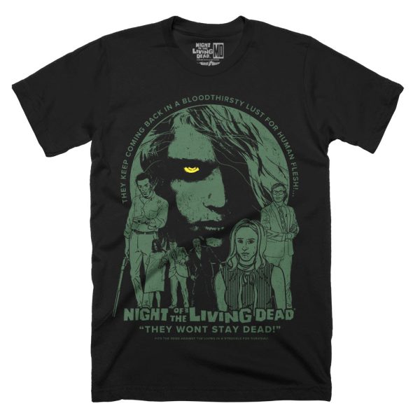 Night Of The Living Dead Against The Living T-Shirt Funny Halloween Shirt For Halloween Jezsport.com