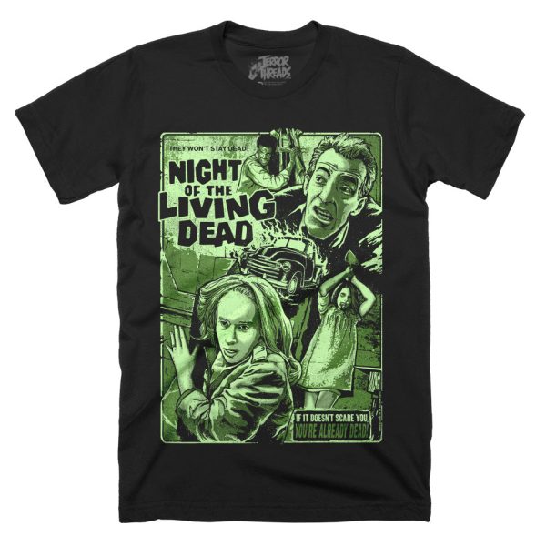 Night Of The Living Dead Already Dead T-Shirt Funny Halloween Shirt For Halloween Jezsport.com