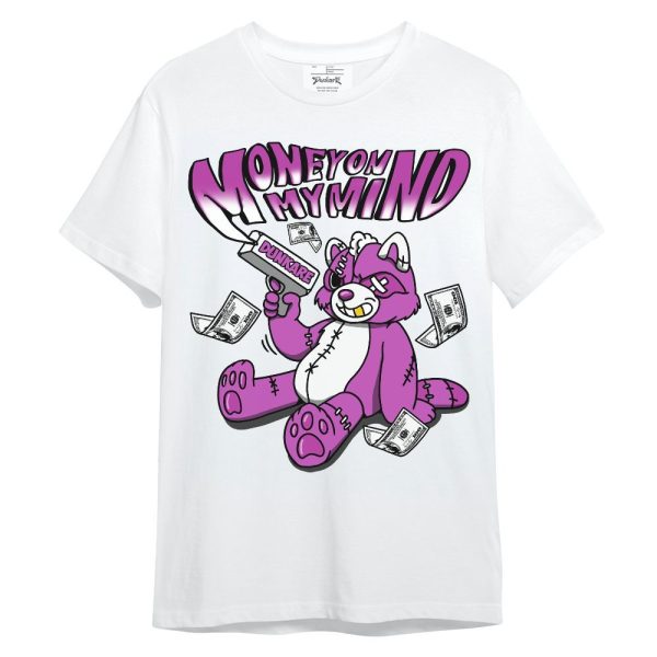 Hyper Violet 4s Shirt - Money On My Mind Raccoon Unisex Shirt Matching Jordan Shirt Jezsport.com