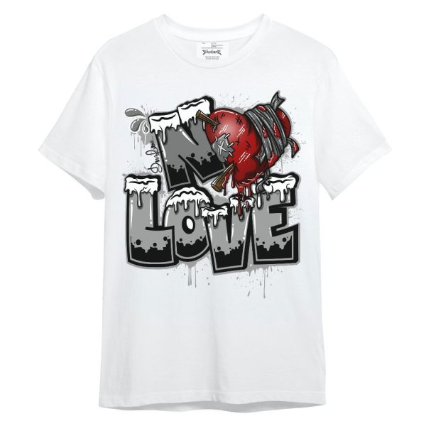 Black Wolf Grey 12s Shirt, Drip No Love Unisex Shirt Matching Jordan Shirt Jezsport.com