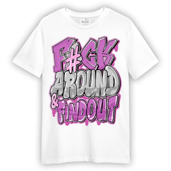 Hyper Violet 4s Shirt - F Around Find Out Graphic Shirt Unisex Matching Jordan Shirt Jezsport.com