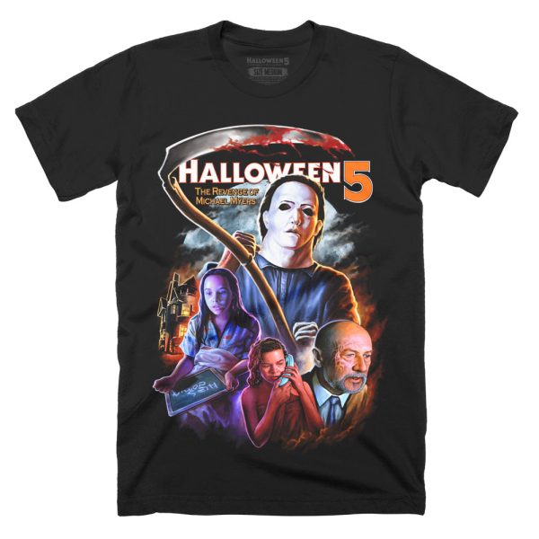 Halloween 5 Back With A Vengeance T-Shirt Funny Halloween Shirt For Halloween Jezsport.com