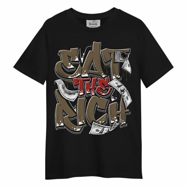 Olive 9s Shirt, Eat The Rich Graffiti Unisex Shirt Jezsport.com