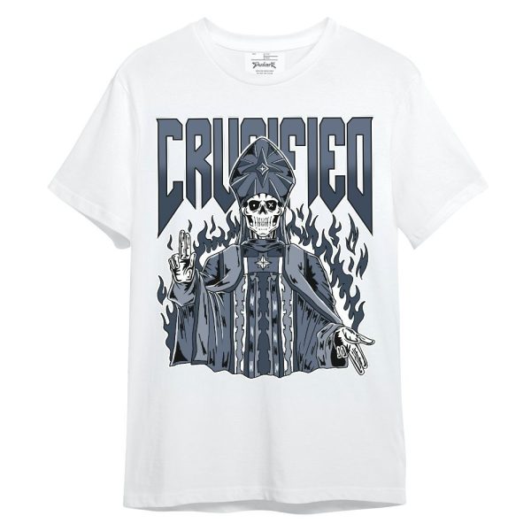 Low Diffused Blue 11s Shirt - Crucified Skeleton Unisex Shirt Matching Jordan Shirt Jezsport.com