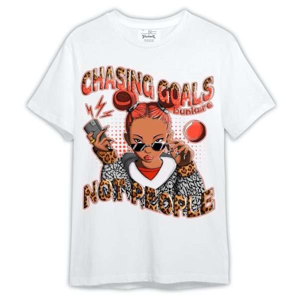 Georgia Peach 3s Shirt, Chasing Goals Black Girl Shirt Outfit 3 Cosmic Clay 1805 LGH Matching Jordan Shirt Jezsport.com