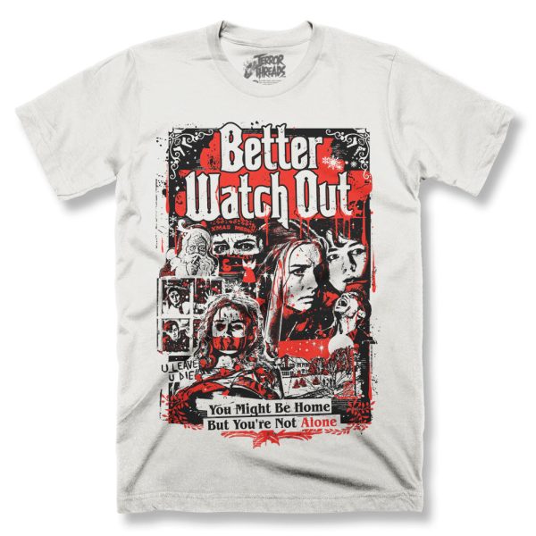 Better Watch Out Blood Stained Snow T-Shirt Funny Halloween Shirt For Halloween Jezsport.com