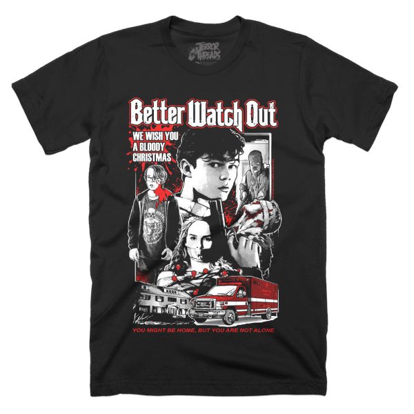 Better Watch Out Bloody Christmas T-Shirt Funny Halloween Shirt For Halloween Jezsport.com