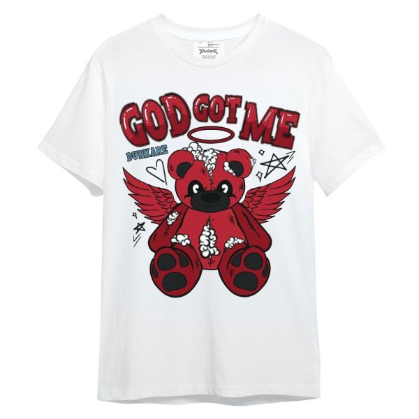 Retro Raging Bull 5s Shirt - Gods Guides Me Bear Unisex Shirt Jezsport.com