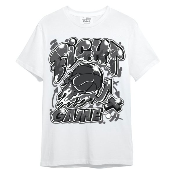 White Thunder 4s Shirt - Fighter Games Graphic Unisex Shirt Matching Jordan Shirt Jezsport.com