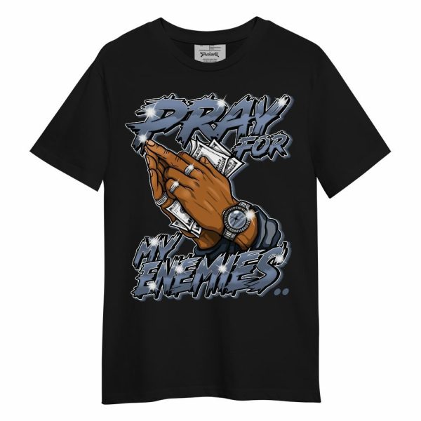 Low Diffused Blue 11s Shirt - Prayed For Enemies Graphic Unisex Shirt Matching Jordan Shirt Jezsport.com