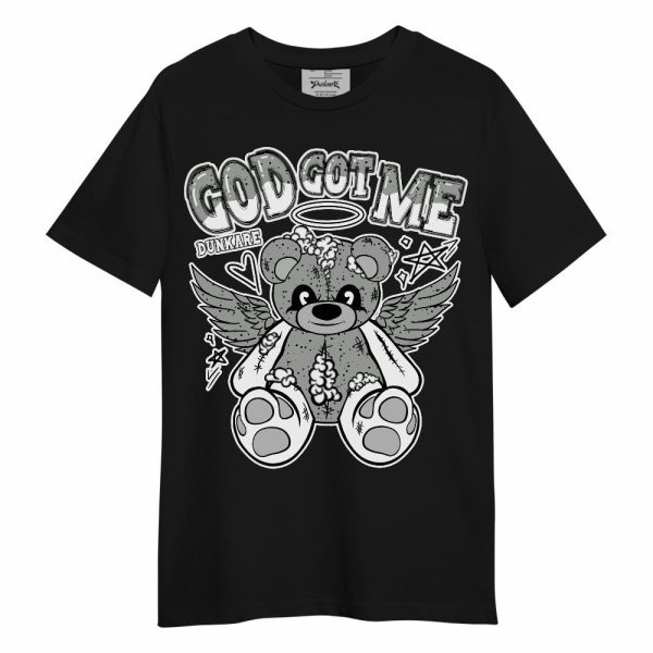 Retro White Oreo 4s Shirt - Gods Guides Me Bear Unisex Shirt Matching Jordan Shirt Jezsport.com