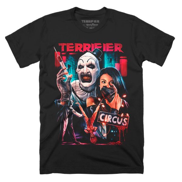 Terrifier Circus T-Shirt Funny Halloween Shirt For Halloween Jezsport.com